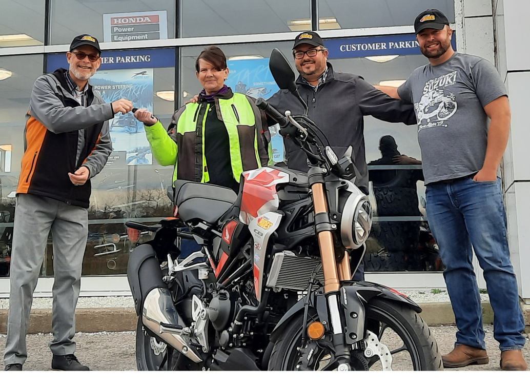 Cannonball Rides Grand Prize Winner of Honda CB300R